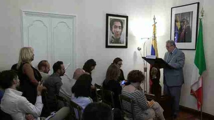 Oposición y EEUU no ganarán "golpe blando", asegura embajador venezolano en Roma