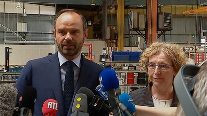 Réforme du travail : visite de l'équipementier automobile Telma à Saint-Ouen l'Aumône