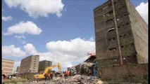 Quince desaparecidos en el derrumbe de un edificio en Nairobi