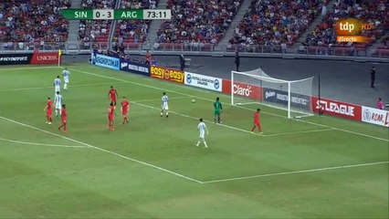 Leandro Paredes Goal HD - Singapore 0-4 Argentina 13.06.2017