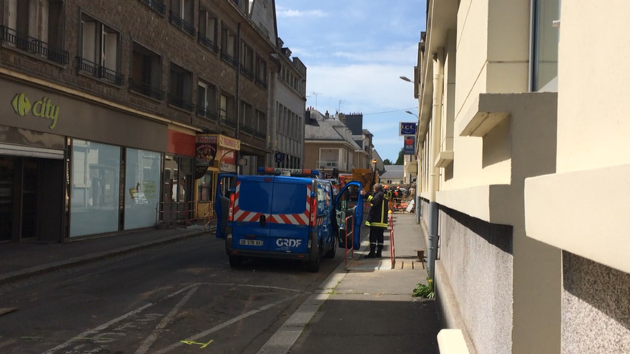 Fuite de gaz rue Desrivières