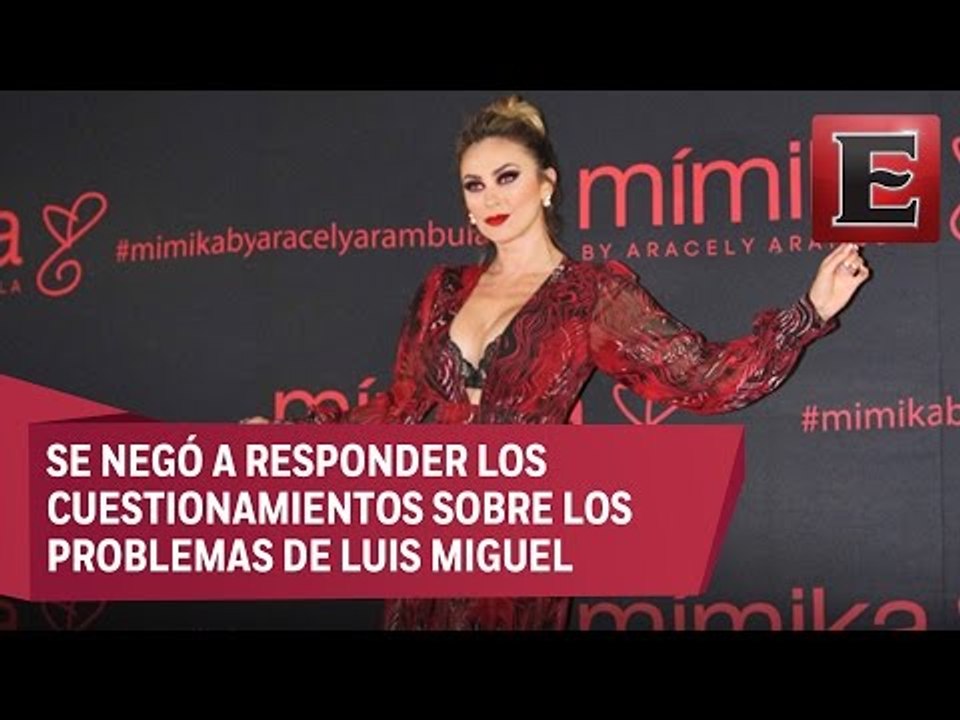 Aracely Arámbula presenta línea de cosméticos