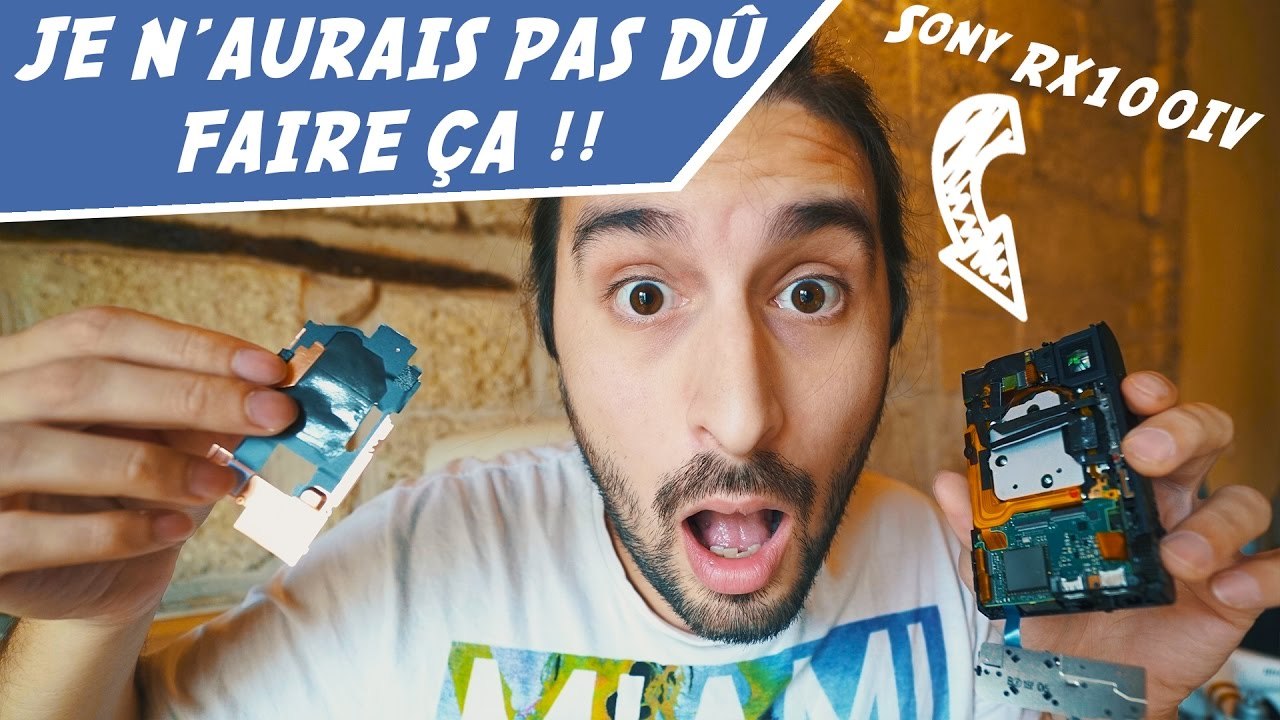 JE DÉMONTE MON SONY RX100 IV (1 Minute 1 Day #14)