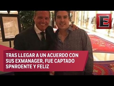 Luis Miguel sonríe tras llegar a acuerdo
