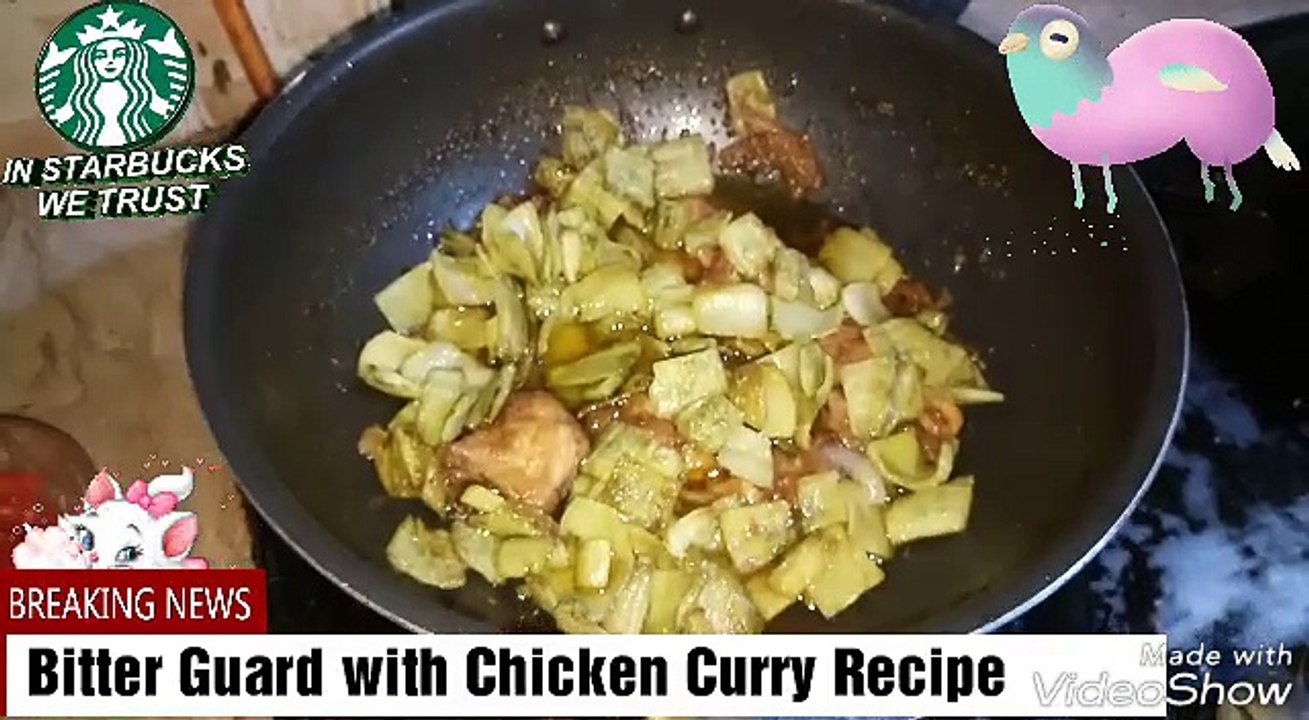 Bitter Guard with Chicken Curry Recipe part 6