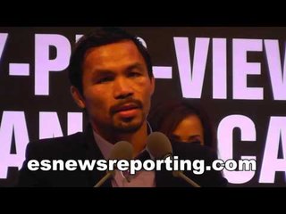 manny pacquiao after his fight wants floyd mayweather next EsNews