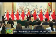 China y Panamá sellan el establecimiento de relaciones diplomáticas