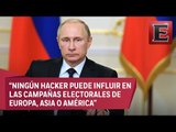 Niega Putin participación de Rusia en ciberataques