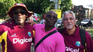 West Indies supporters Who were support the green team Pakistan | ICC Champions Trophy - Semi Final