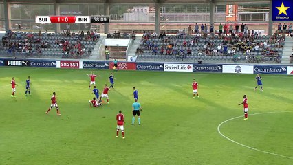 Švicarska - BiH (U-21) / Menalo pogodio prečku