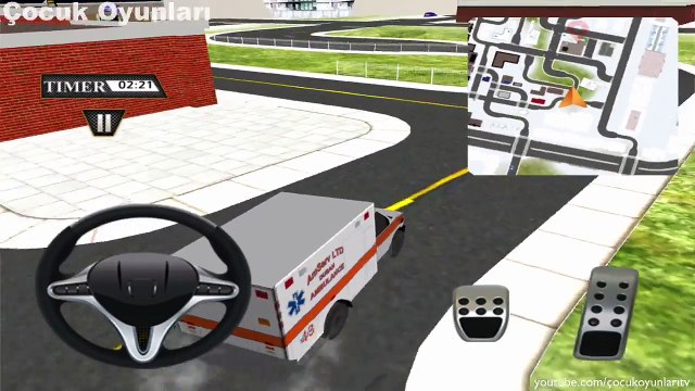 Karları Temizleyen Traktor Çizgi Film - Hasta Taşıyan Ambulans Çizgi Film Oyunu,Çocuklar için çizgi filmler izle 2017