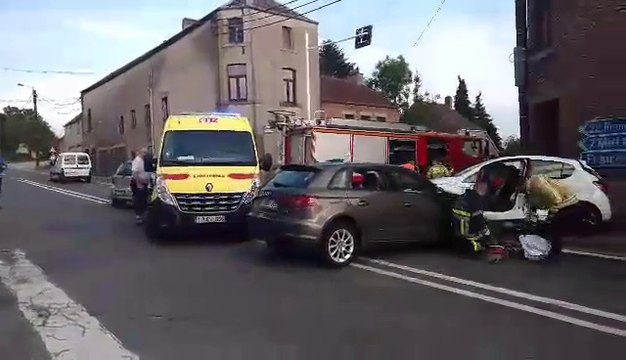 Florennes: accident au Donveau
