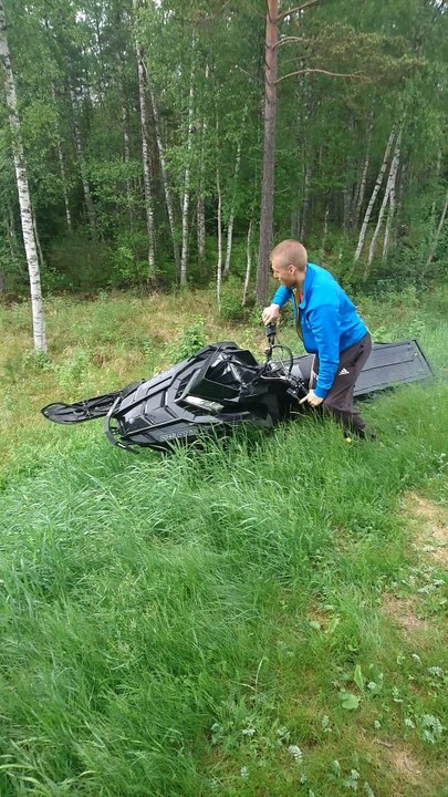Man Meet Snowmobile