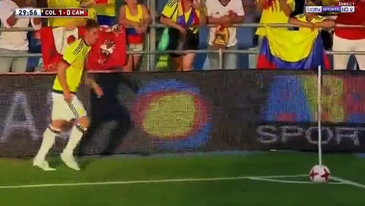 Yerry Mina Goal HD - Cameroon 0-2 Colombia 13.06.2017