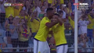 3-0 Yerri Mina second Goal HD - Colombia vs Cameroon 13.06.2017 HD