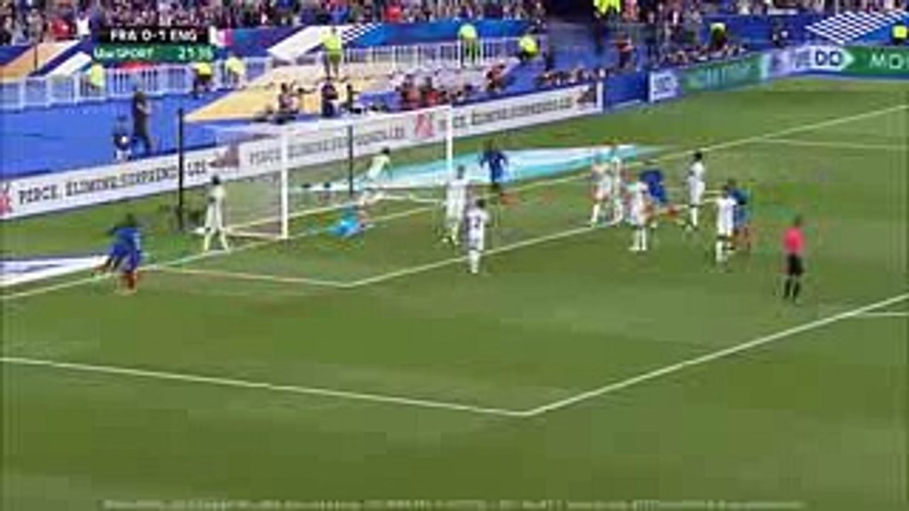 France vs England 1-2 Umtiti Goal 13-06-2017 Internmational Friendly Match 2017 H_low