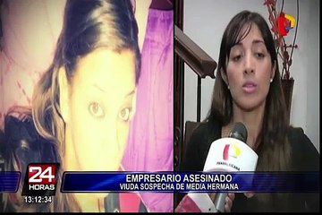 Exigen justicia: viuda de empresario asesinado dice sospechar de media hermana