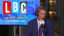 Nigel Farage’s Response To Caller Who Called Him An Extremist