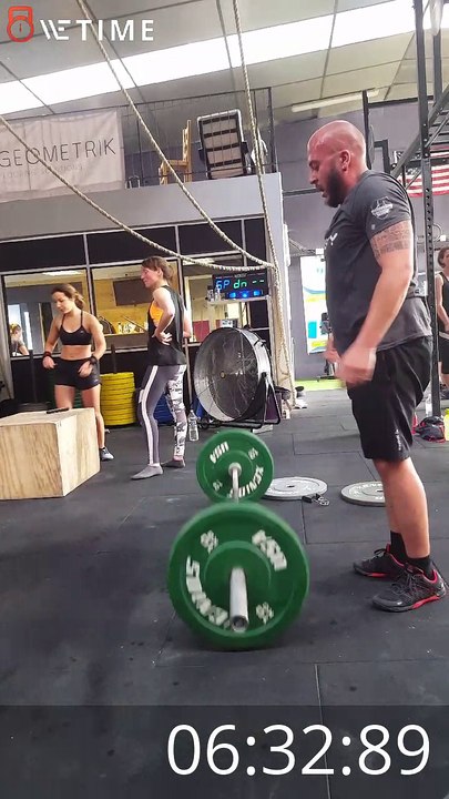 Antoine G Team La MIFA Normandie Throwdown WOD 3 Scaled