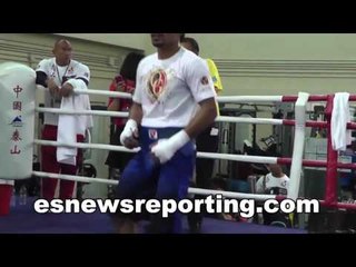 manny pacquiao vs algieri manny in great shape best ready for fight EsNews