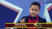 El talentoso Victor se luce en su presentación