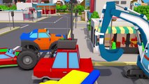 Ambulans, Polis arabası ve Çekici Kamyon - Egitici çizgi film türkce izle - Akıllı Arabalar,Çocuklar için çizgi filmler izle 2017
