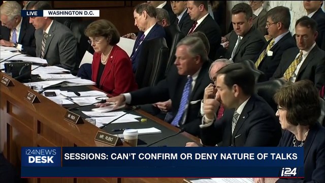i24NEWS DESK | Sessions testifies before senate intel committee | Tuesday, June 13th 2017