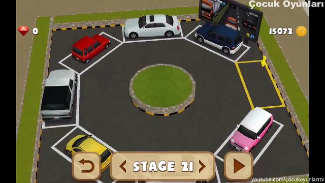 Araba Oyunları _ Araba Park Etme Oyunu,Çocuklar için çizgi filmler izle 2017