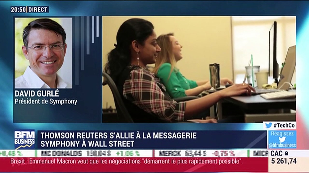 Thomson Reuters s'allie à la messagerie Symphon...