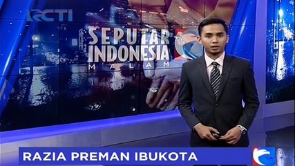 Jelang Lebaran, Polisi Bersenjata Razia Preman di Jakarta