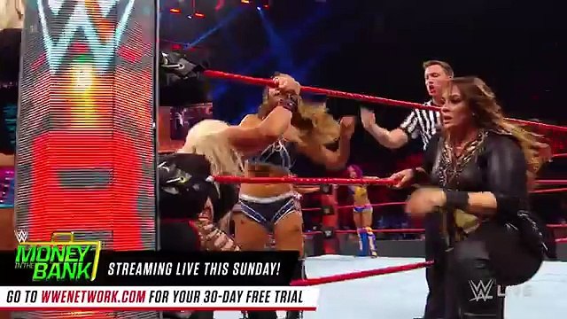 Sasha Banks, Mickie James & Dana Brooke vs. Alexa Bliss, Nia Jax & Emma- Raw, June 12, 2017 - YouTube