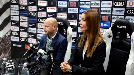 Marko Nikolić -press konferencija / Partizan -Vojvodina 22.04.2017