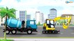 Tractores infantiles - Tractors for children - Dibujo animado de coches - Carritos para niños