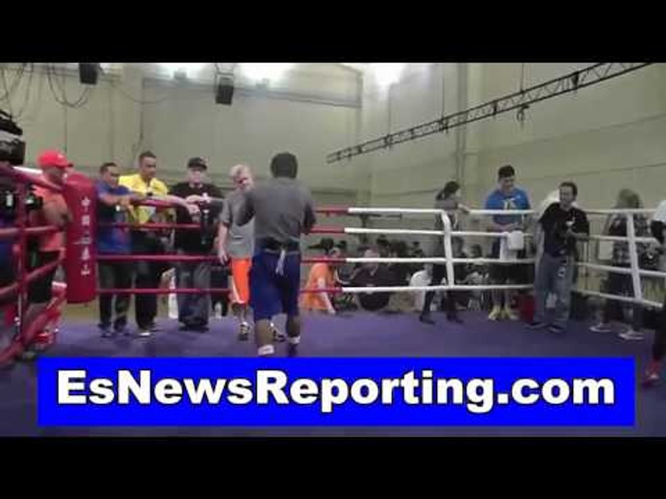 faster hands manny pacquiao or chris algieri - esnews boxing