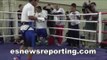 Manny Pacquiao vs Chris Algieri Training Session In China Before Fight - ESNEWS Boxing