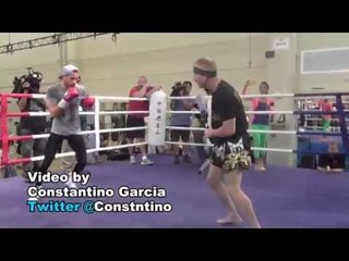 Chris Algieri Last Workout Before Pacquiao Fight