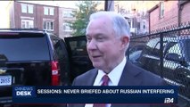 i24NEWS DESK | AG Sessions testifies at Senate Intel commitee | Tuesday, June 13th 2017