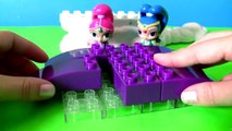 SHIMMER and SHINE Mega Bloks Magic Genie Carpet Building Toys