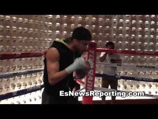 pacquiao vs algieri chris shadowing  EsNews