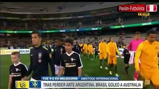 Australia vs Brasil 0-4 Resumen & Todos los Goles Amistoso Internacional  13062017
