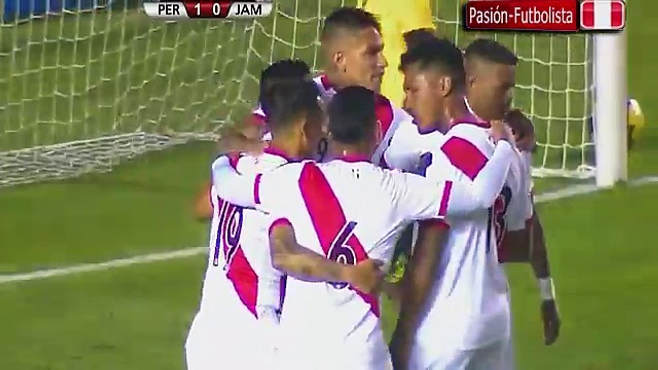 Peru vs Jamaica 2-0 Gol de Edison Flores Amistoso Internacional 13062017