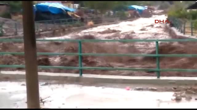 Aydın - Koçarlı'da Sağanak Yağmur Etkili Oldu; Dereler Taştı, Evleri Su Bastı