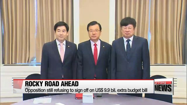 Opposition parties still refusing to sign off on US$ 9.9 bil. extra budget bill