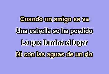 ALBERTO CORTEZ - CUANDO UN AMIGO SE VA (KARAOKE)