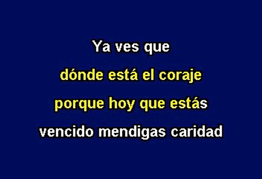 CUCO SANCHEZ - FALLASTE CORAZON (KARAOKE)