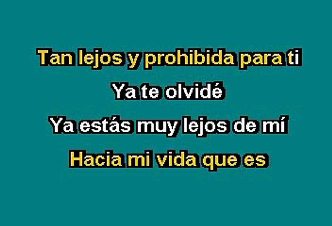 YA TE OLVIDE - ROCIO DURCAL (KARAOKE)