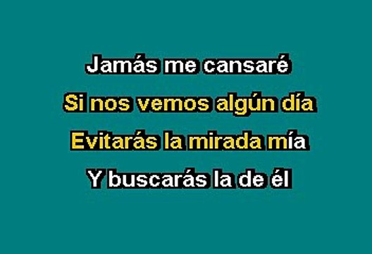 Camilo Sesto - Donde Estés, Con Quien Estés (Karaoke con voz guia)