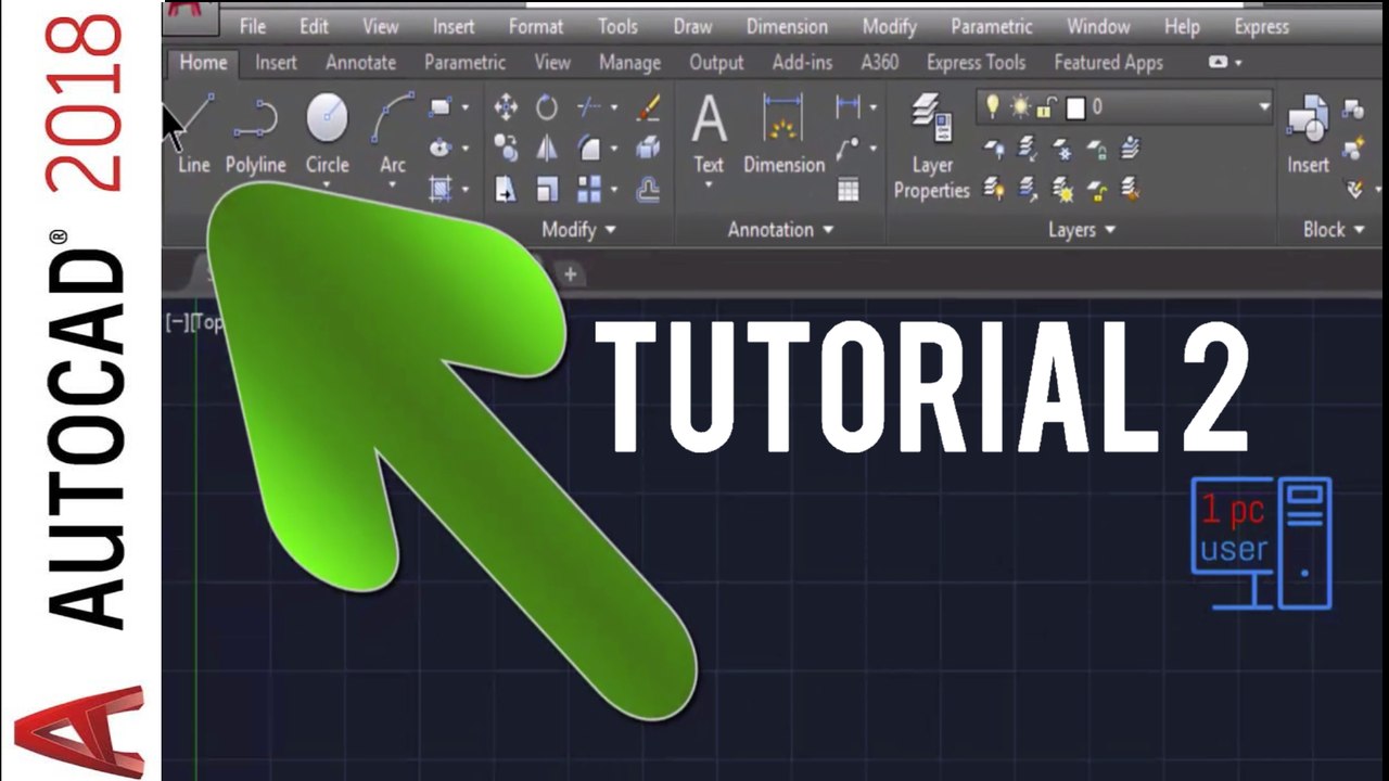 Autocad 2018 tutorial for beginners - how to draw a line in autocad using coordinates