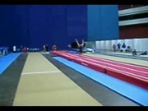 Entraînement Championnats d'Europe Tumbling 2002