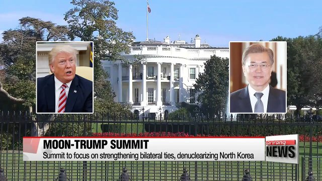 Presidents Moon, Trump to hold summit at White House on June 29-30